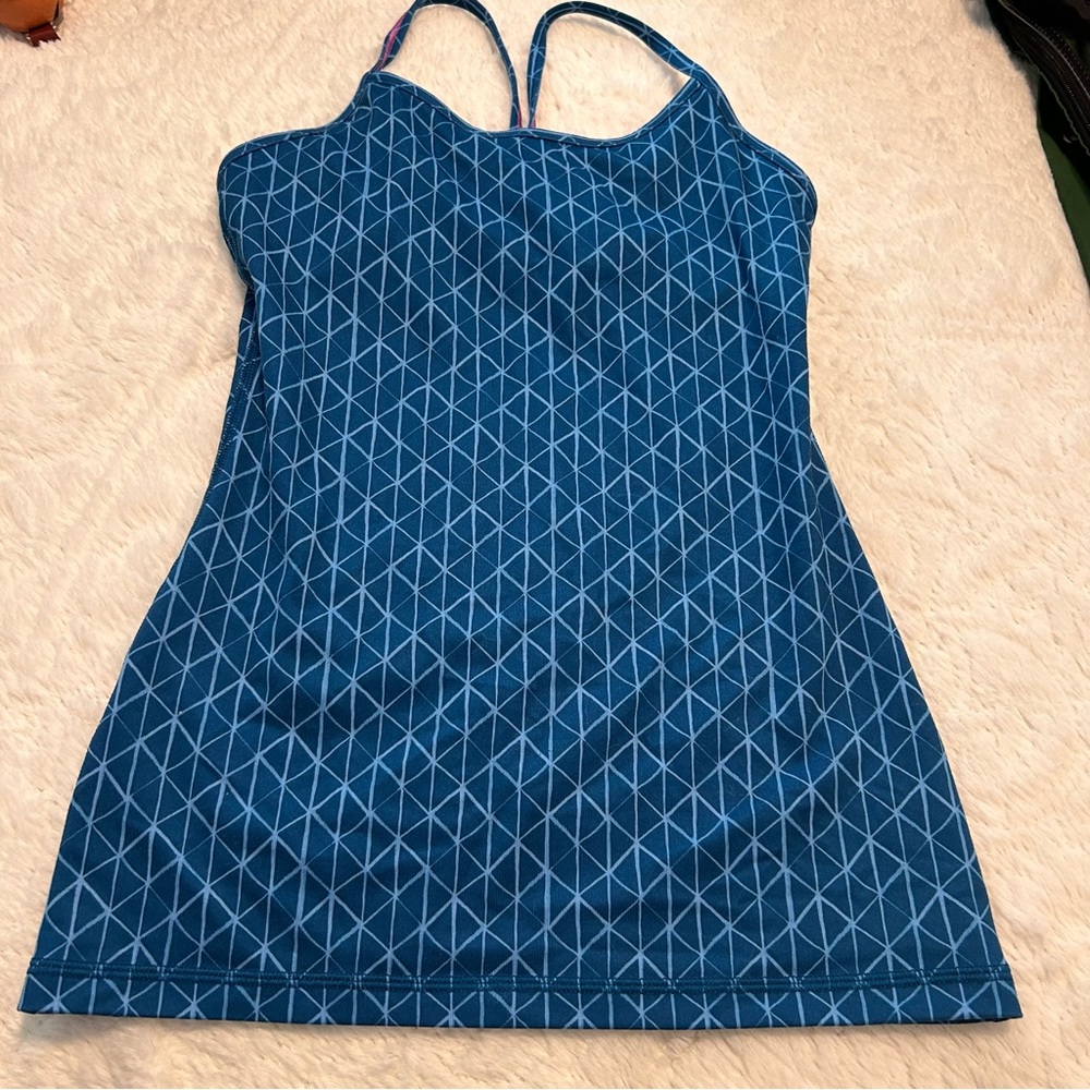 Ivivva Girl Kid Lululemon Racerback Built in Bra Athletic Workout Tank Top Sz 12